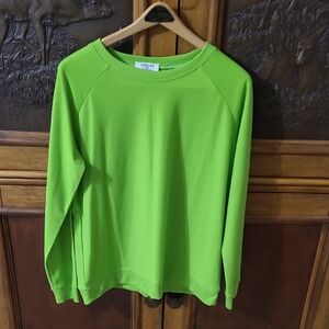 Zenana Bright Green Sweatshirt